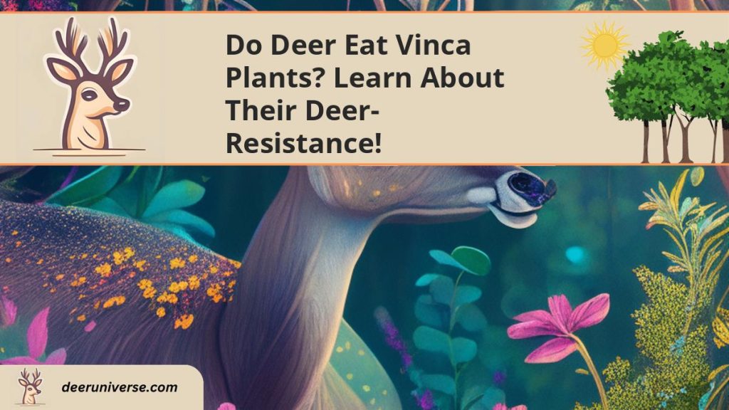 Do Deer Eat Vinca Plants? Learn About Their DeerResistance! Deer Universe